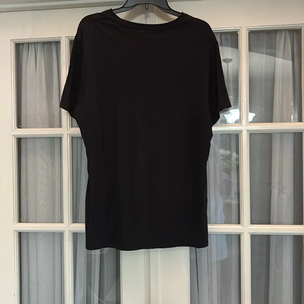 J.Crew essential tee black short sleeve cotton T-shirt Size L